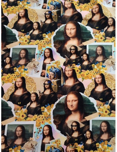 Dresówka cyfrowa Mona Lisa